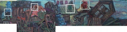 1990, Tryptyk, 2016, Adam Kabat