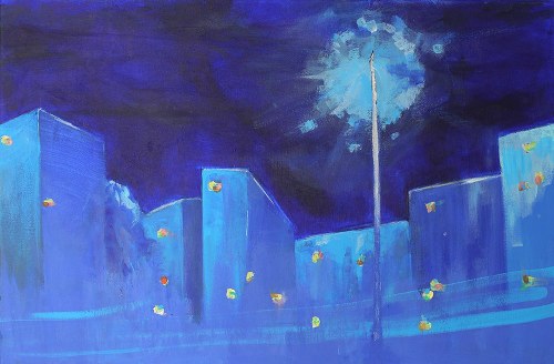 1994, Niebieska noc, 2018, Adam Indelak