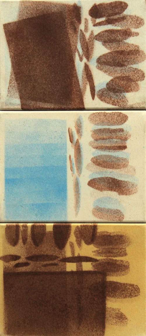 1996, Bez tytułu, tryptyk, 2019, Paulina Grosz
