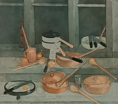 Martwa natura wiejska,1985, Kiejstut Bereźnicki