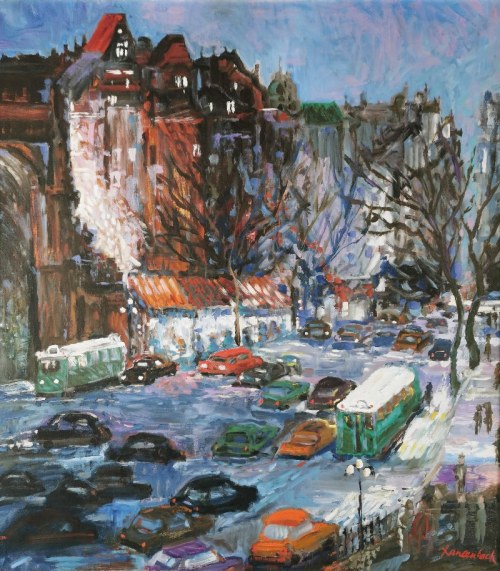 Rue Saint Denis o zmierzchu, 1996, Jan Szancenbach