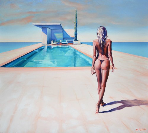 Madame V Angel 16 z serii Swimming Pool, 2021, Rafał Knop