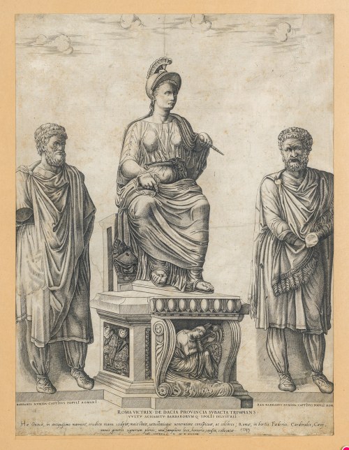 Roma victrix de Dacia provincia… [Rzym triumfujący nad Dakami], 1549, Nicolas Beatrizet