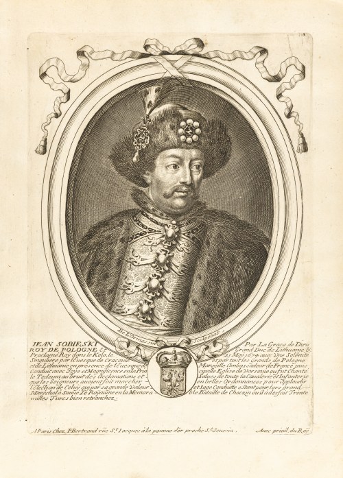 Portret Jana III Sobieskiego, po 1683, Nicolas III de Larmessin