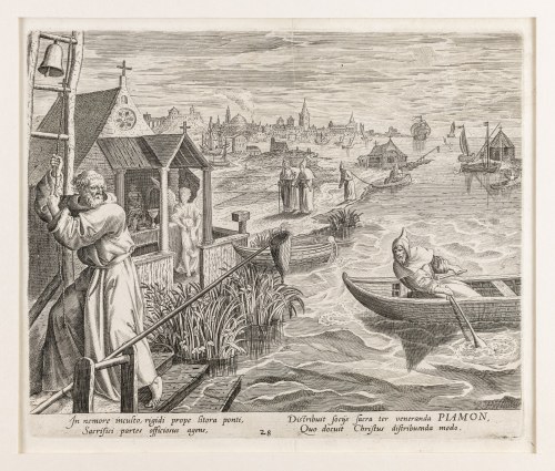 Piamon Diocles jako eremita, 1583-1588, Maerten de Vos