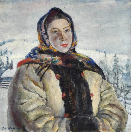Hucułka w słońcu, 1937, Władysław Jarocki