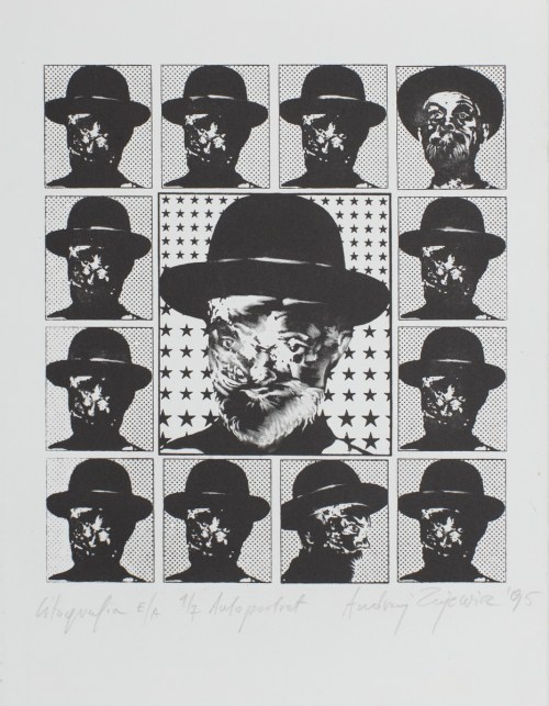 Autoportret, 1995, Andrzej Zujewicz