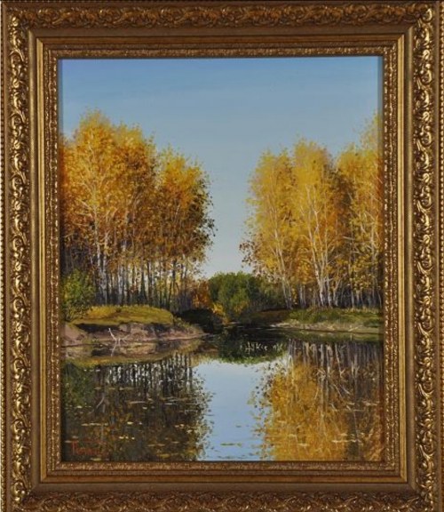Golden Landscape, Dmitri Rypin