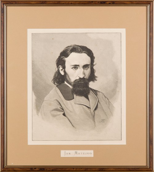 Portret Jana Matejki, 1874-1876, Florian Cynk