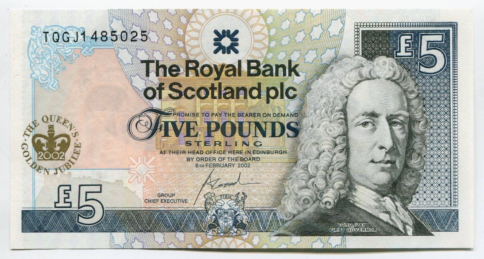Scotland Pounds 2002 The Royal Bank of Scotland PLC Aukcja