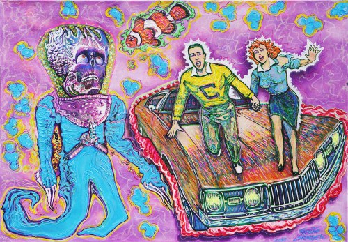 Z CYKLU: OBCY CHCĄ BYĆ DOBRZY, 2016 r., Krzysztof Skarbek