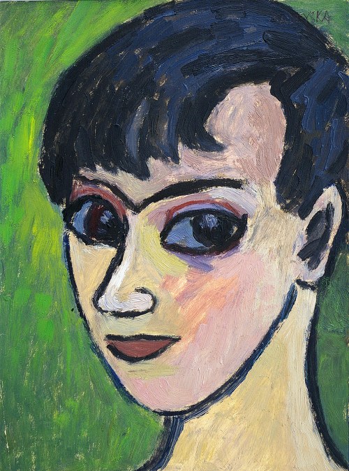 PORTRET, 1962 r., Arika Madeyska