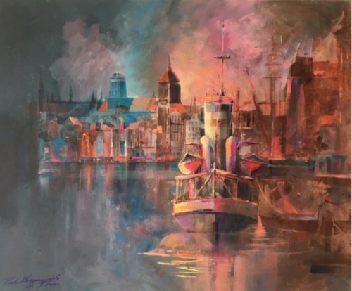 Zmierzch nad Motławą, 2015r., Piotr Morawczyński