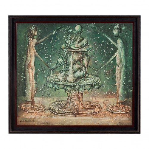 "Składanie darów", 1994, Sergiusz Maliszewski