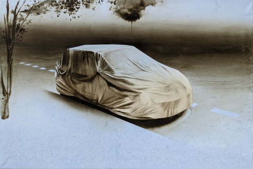 Samochód, 2021, Wiktor Jackowski