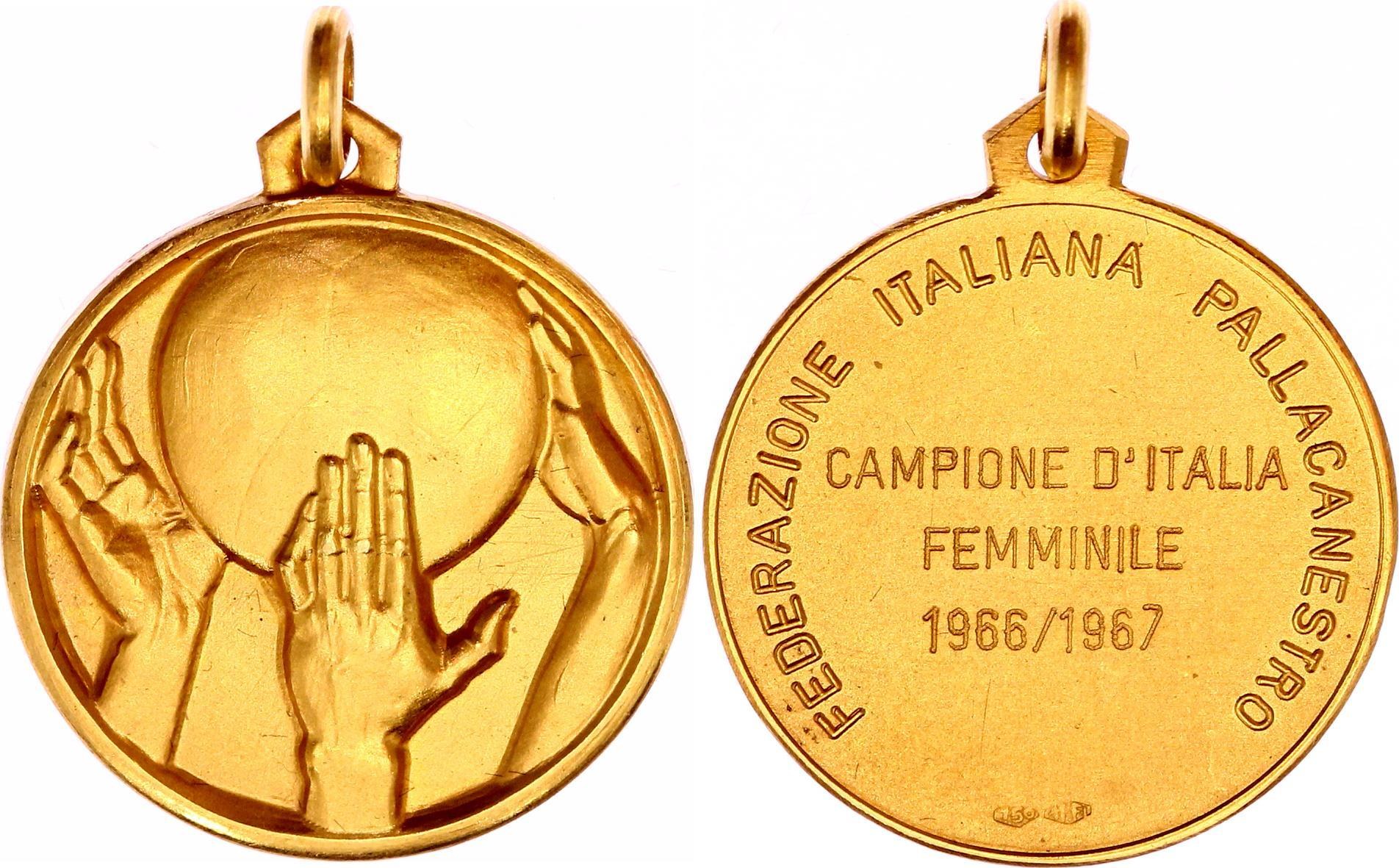 italy-italian-basketball-federation-female-champion-gold-medal-1966