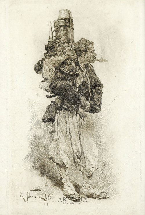 Żuaw podczas kampanii, 1875, Alfonse-Marie-Adolphe de Neuville