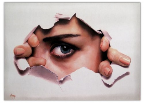 "Detras del papel II", M.R. Arroyo