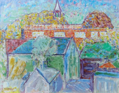 Domy w Piasecznie II, 1981, Jan Wodyński