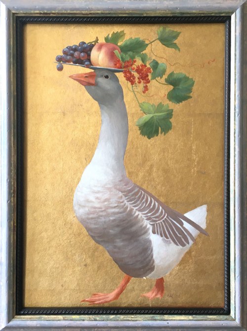 Groteska z gąską, 2021, Anna Kozłowska