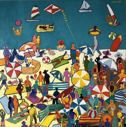 Plaża, 2020, David Schab
