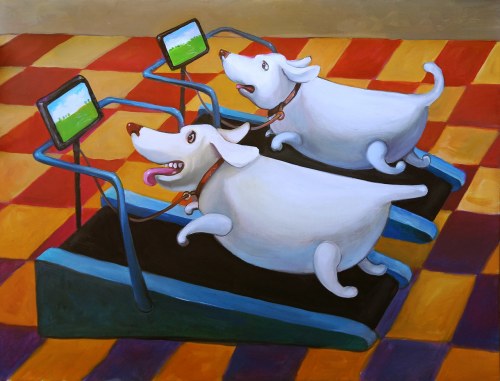Covid-dogs, 2021, Grzegorz Walter