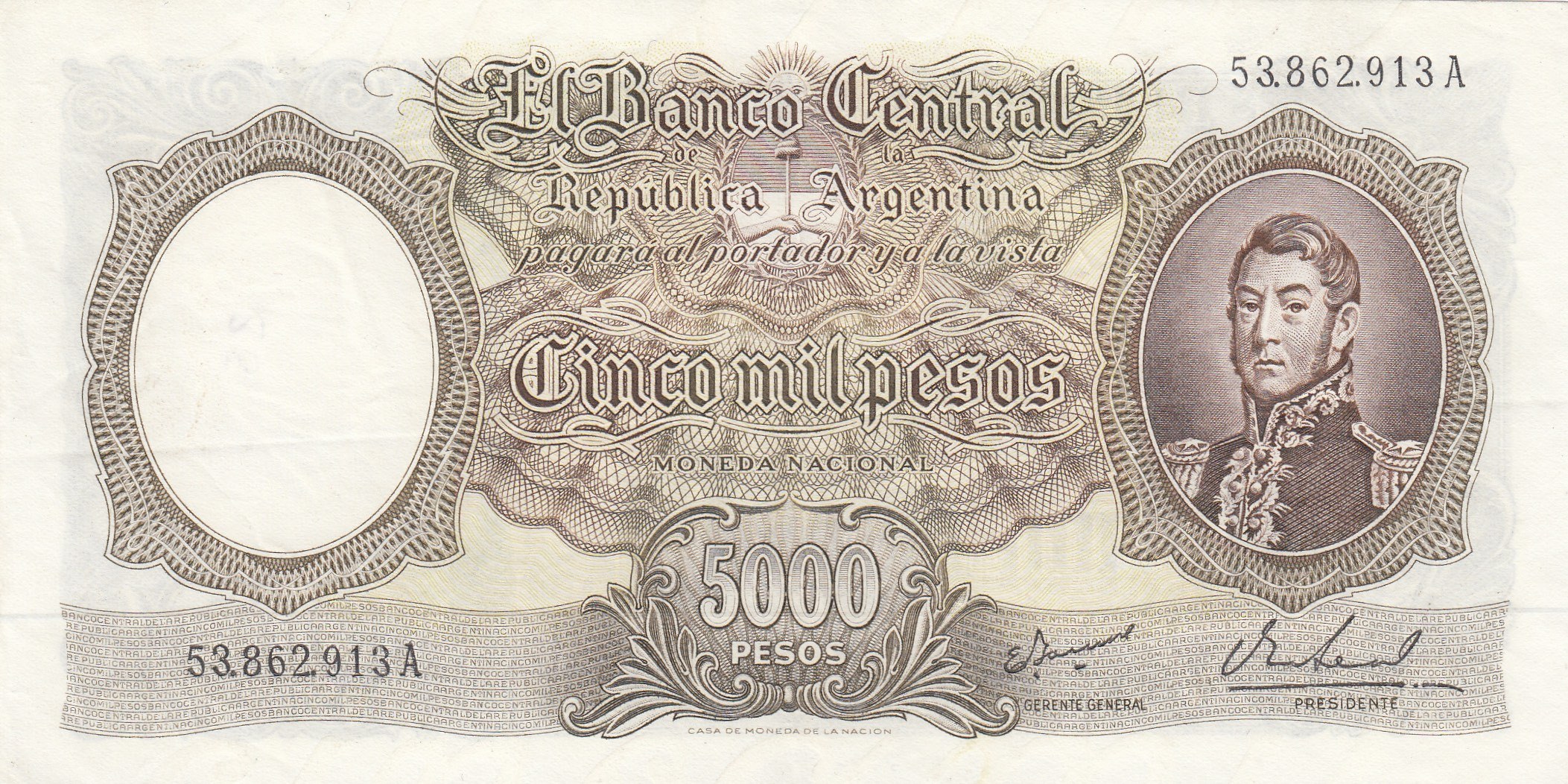 Argentina 5000 Pesos 1962 69 Aukcja Internetowa Licytacja Online argentina-5000-pesos-1962-69-aukcja-internetowa-licytacja-online