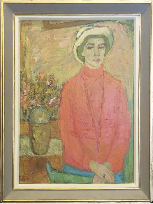 Portret kobiety, XX w., Maksymilian Stratanowski