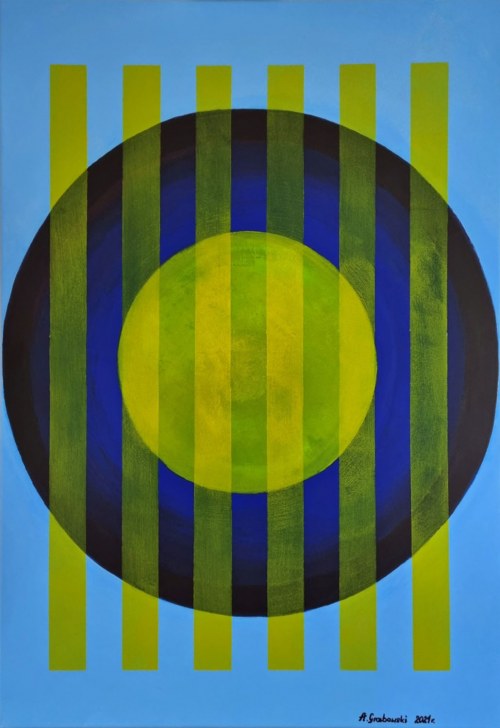 Blue Circle, 2021, Andrzej S. Grabowski