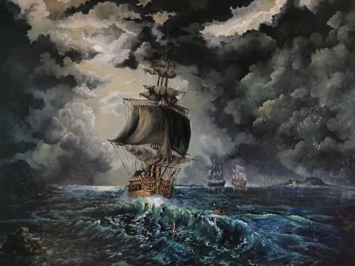 Pejzaż marynistyczny, 2015, Michał Lisowski