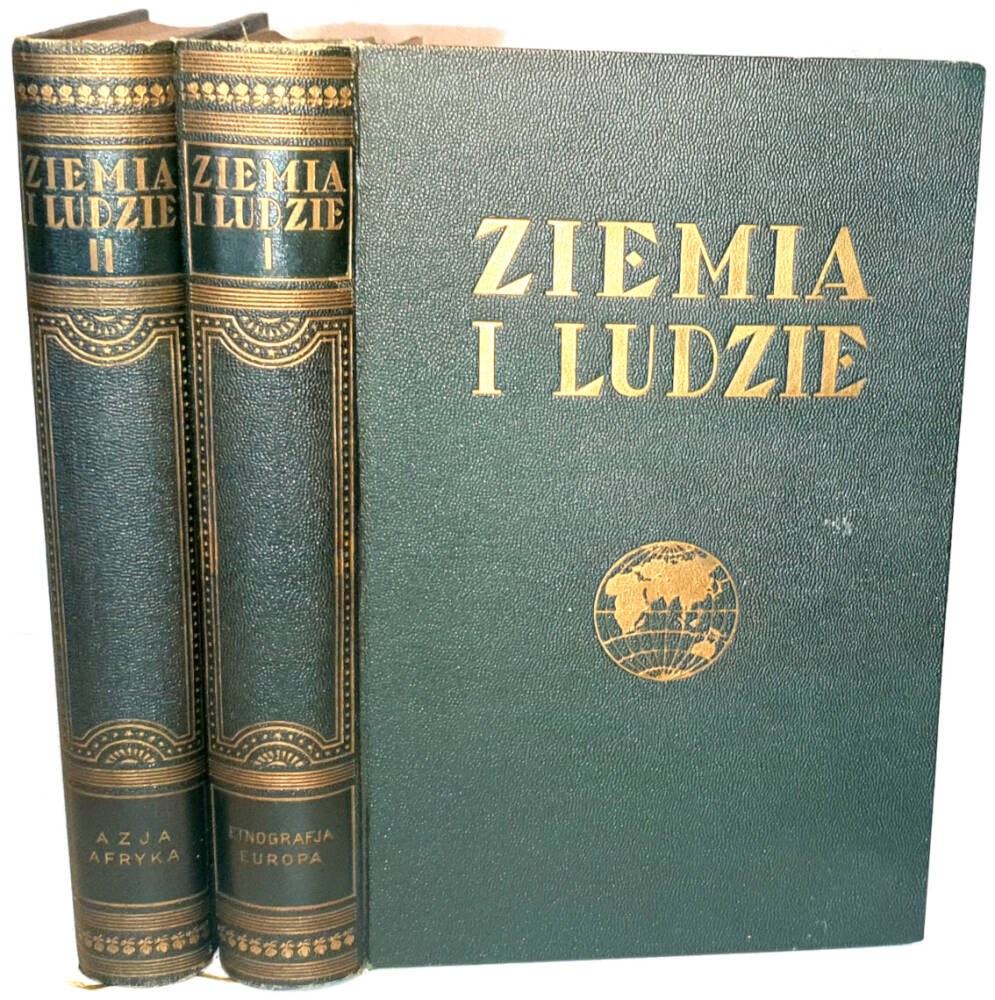 MOŚCIŃSKI, SUMIŃSKI- ZIEMIA I LUDZIE EUROPA i AZJA wyd. 1934-35. Oprawa