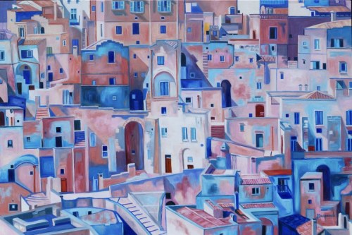 Zapiski z podróży - Różowo-błękitna Matera, 2021 r., Joanna Desperak