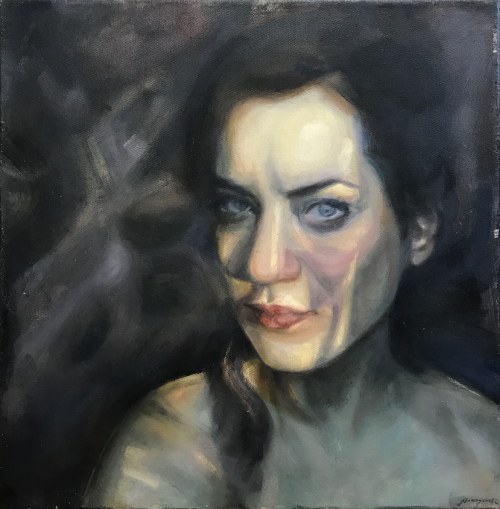 Autoportret w świetle i cieniu, 2019, Zuzanna Pieczyńska
