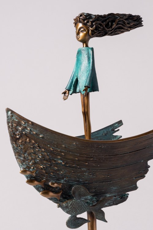 Przez morza i oceany (Brąz. Wys. 44 cm), Paweł Erazmus