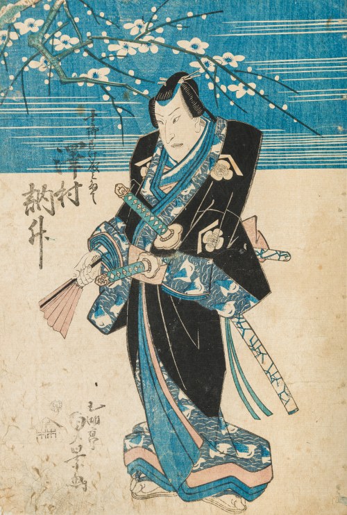 Samuraj, pierwsza połowa XIX wieku, Utagawa Sadakage