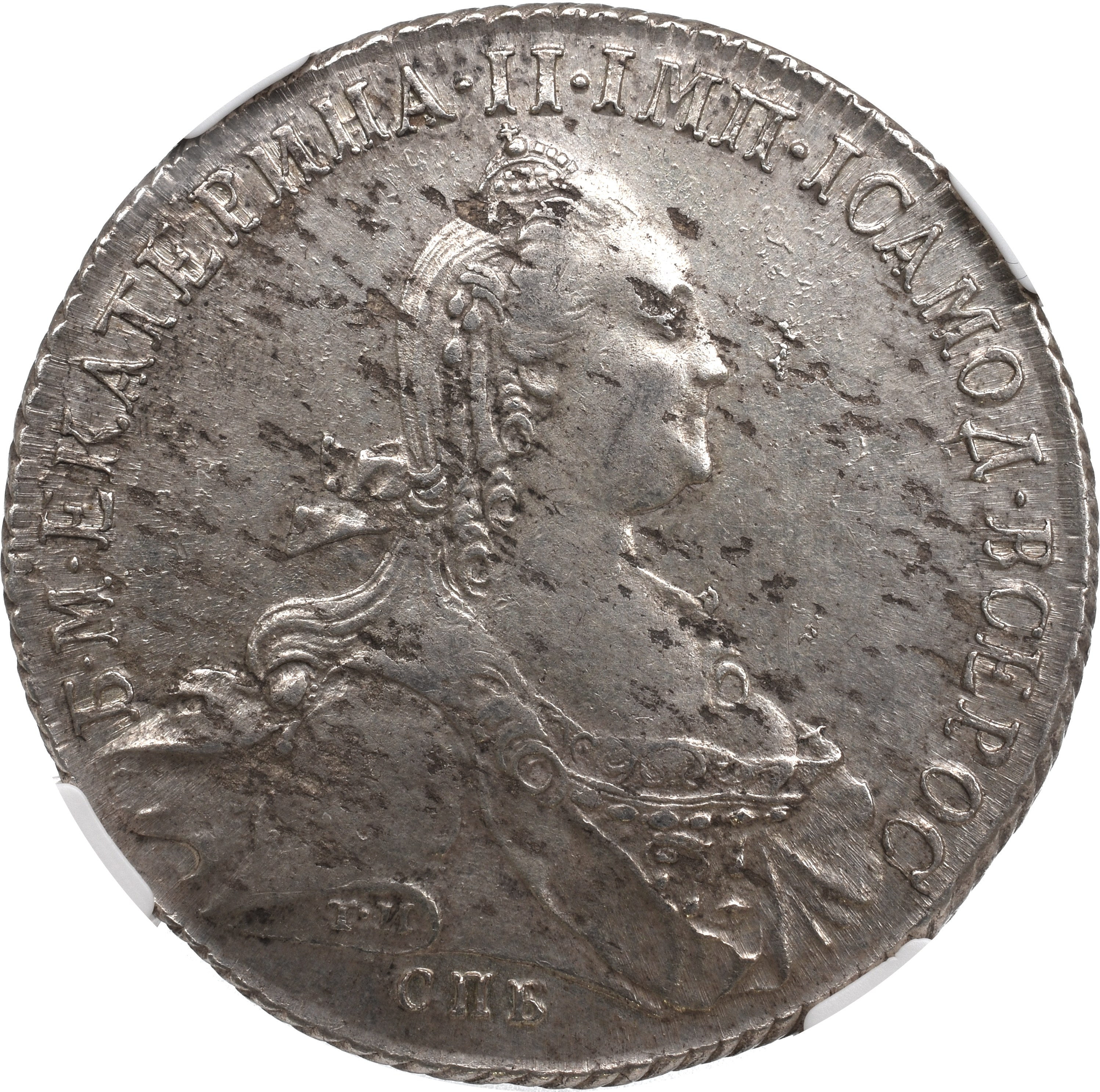 Russia, Catherine II, Rouble 1773 - NGC AU55 - Online auction / Online ...