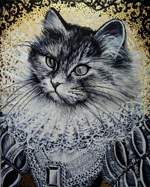 Portret kota, 2021, Marta Julia Piórko