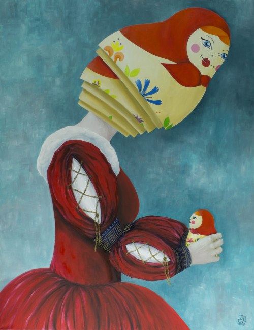 Fałszywa dama, 2018, Edyta Mądzelewska