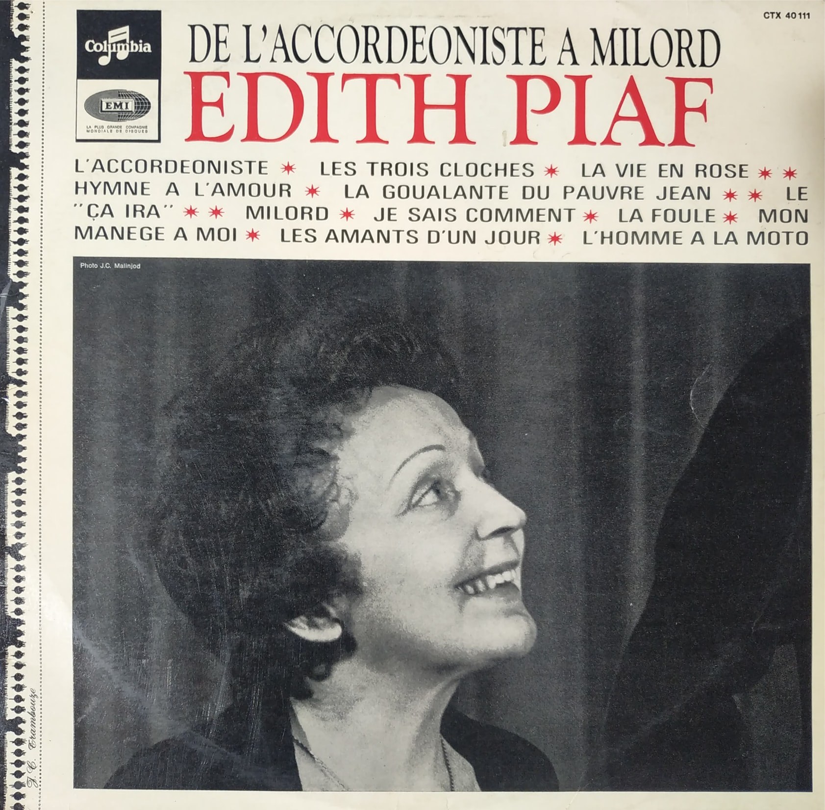 Edith Piaf, De l’Accordéoniste à Milord (największe hity) - Online ...