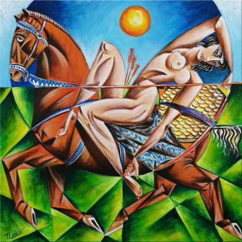 WOMAN CHILLOUT, 2021, Thomas Lange