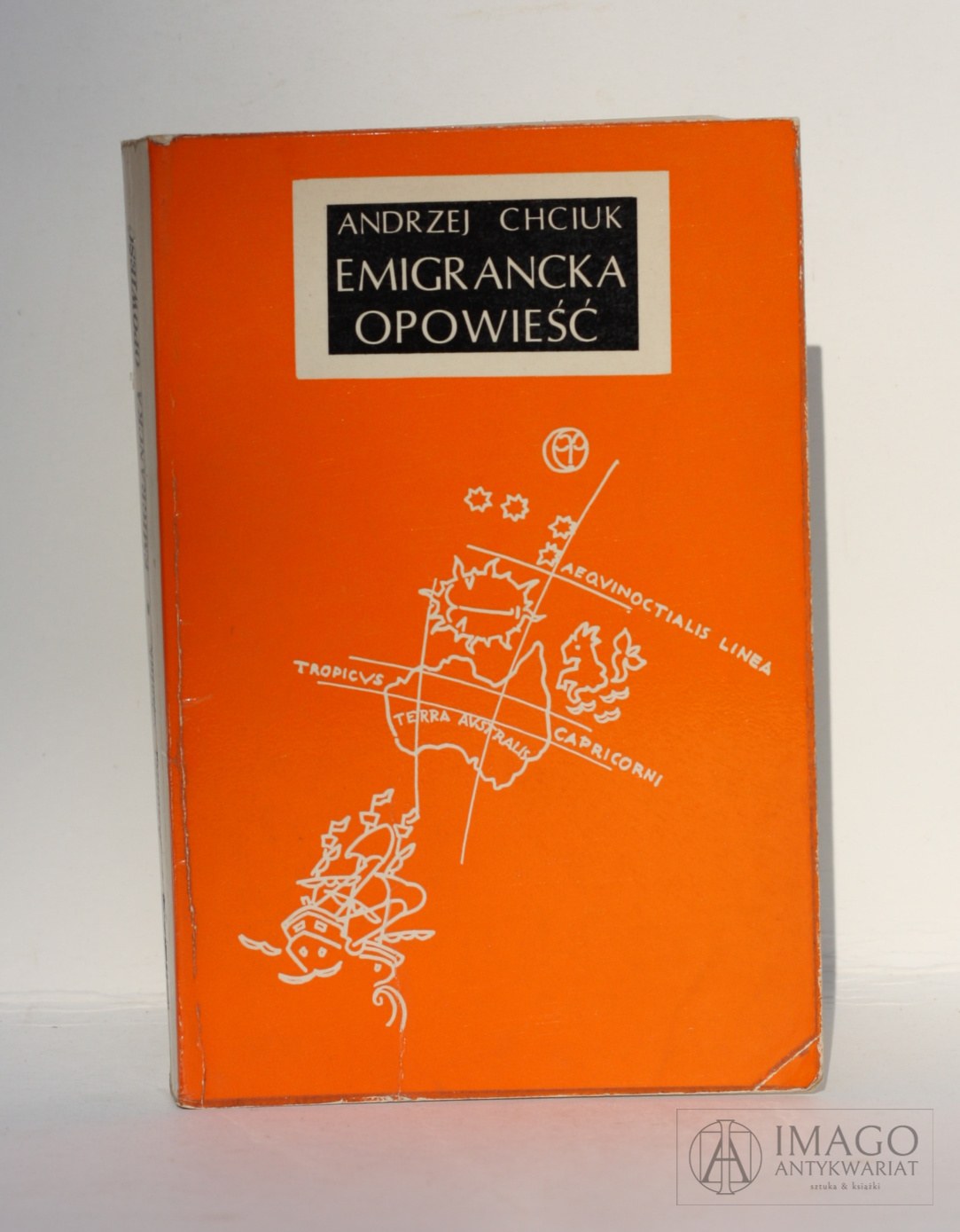 Andrzej Chciuk EMIGRANCKA OPOWIEŚĆ Londyn 1975 Aukcja