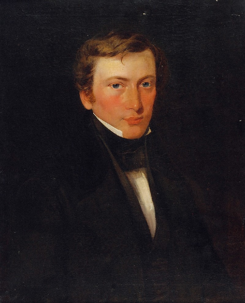 Alojzy (Alois, Luigi) REICHAN (1807-1860), Portret młodego mężczyzny