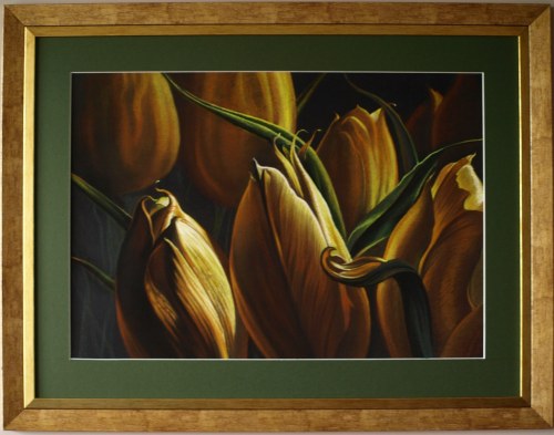 Złote tulipany, 2021, Zbigniew Kotowski