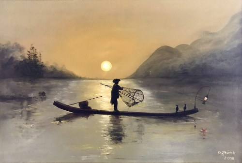 Zatoka Ha Long, 2018, Grażyna Jeżak