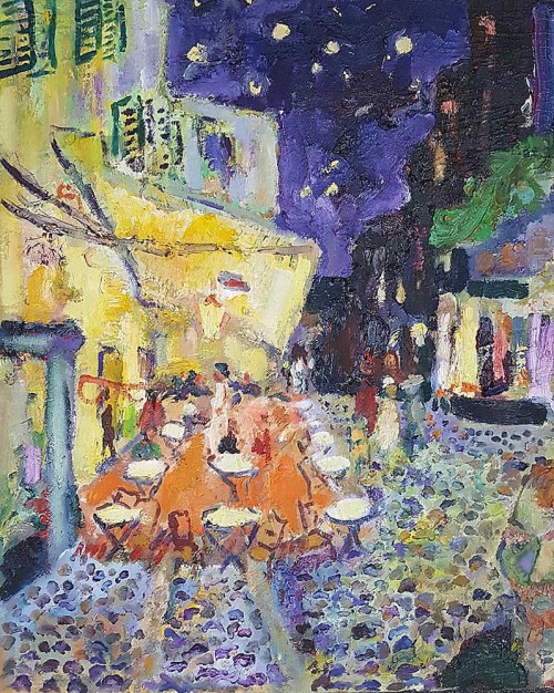 Kawiarnia Van Gogha, 2020, Stanisław Truszkowski