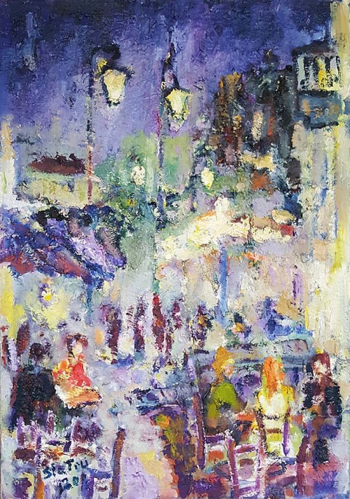Kawiarnia, 2020, Stanisław Truszkowski