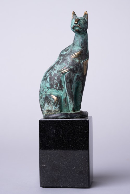 Kot (brąz, wys. 21,5 cm), Robert Dyrcz