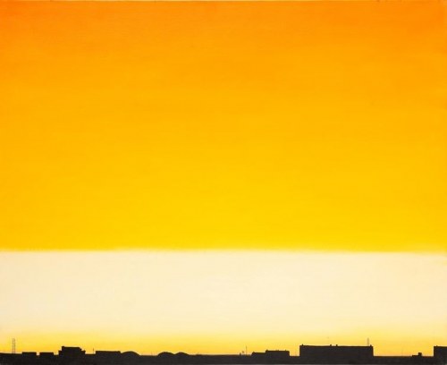 Pomarańczowe niebo, 2011, Magdalena Laskowska