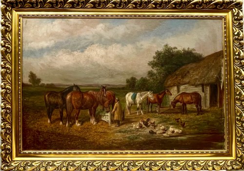 ''W wiejskiej zagrodzie'', Samuel Joseph Clark