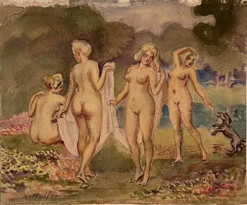 ''Cztery gracje i pies'', Wiktor Kazimierz Holler